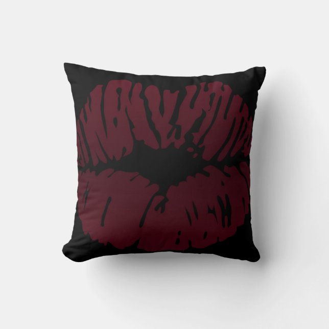 Coussin Juste un carreau de baiser (Recto)