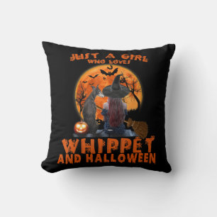 Coussin Juste Une Fille Qui Aime Le Chien Whippet Et Hallo
