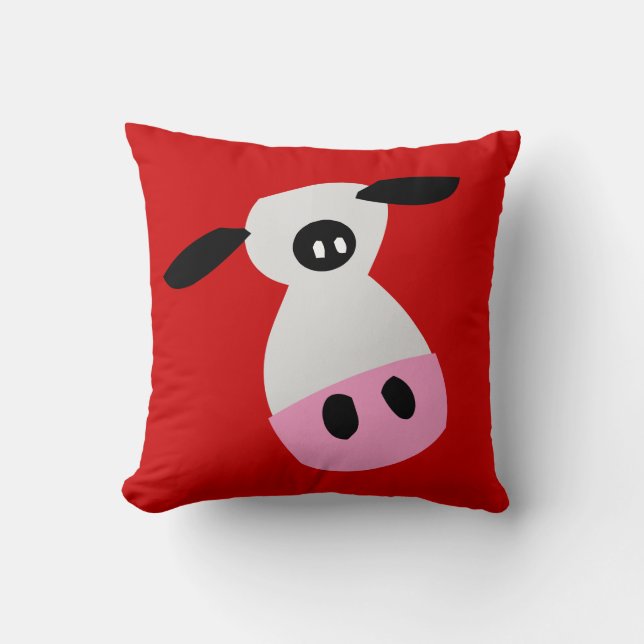 Coussin Juste une vache (Recto)