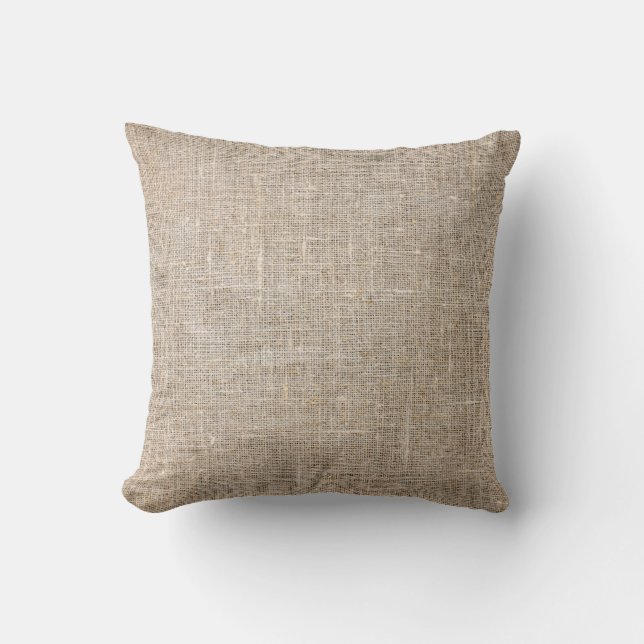 Coussin Jute Textile (Recto)