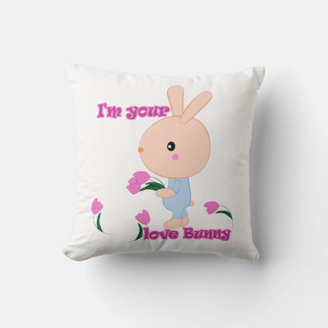 Coussin J'y vais (Recto)