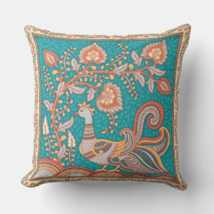 Coussin Kalamkari