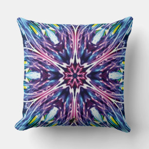 Coussin Kaléidoscope de l'étoile du Nord