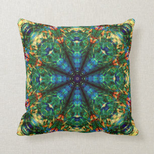 Coussin Kaleidoscope des couleurs