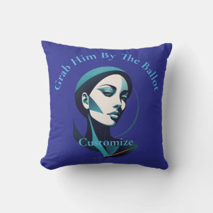Coussin Kamala Cat Lady 2024 Ballot Thunder_Cove