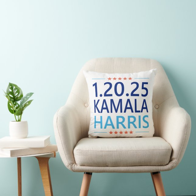 Coussin Kamala Harris 1ère femme présidente 1.20.25 (Chaise)