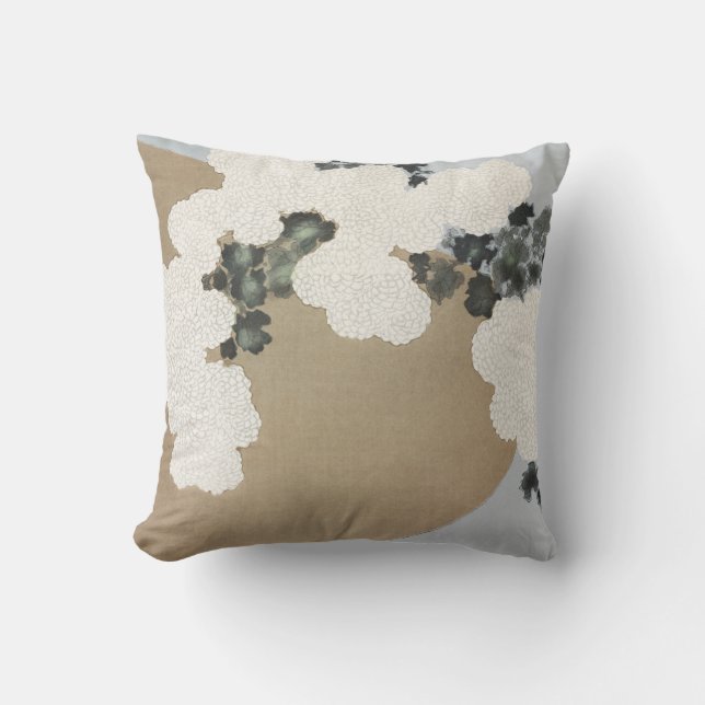 Coussin Kamisaka Sekka japon peinture traditionnelle art (Recto)