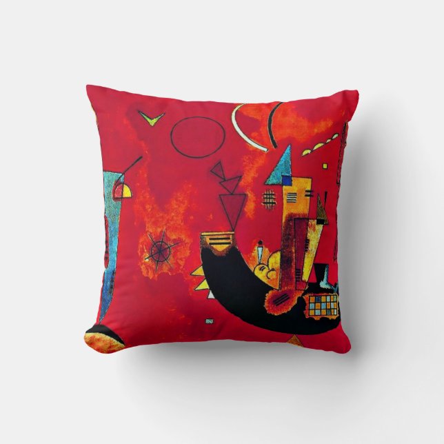 Coussin Kandinsky - Mit und Gegen (avec et contre) (Recto)