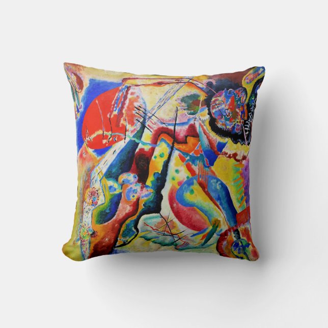 Coussin Kandinsky - Tableau a la Tache Rouge (Recto)
