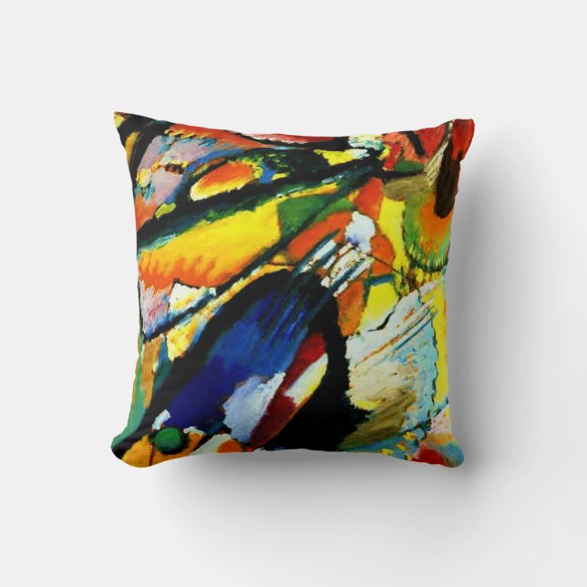 Coussin Kandinsky - Un ange du jugement Dernier (Recto)