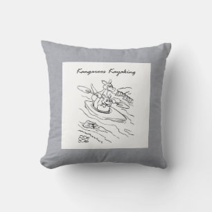 Coussin Kangooroos moderne naissance bébé garçon