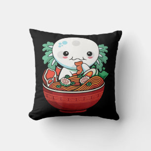 Coussin Kawaii Axolotl Ramen Ado japonais Anime Lover Gir