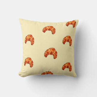 Coussin Kawaii croissant pillow|French bakery decor
