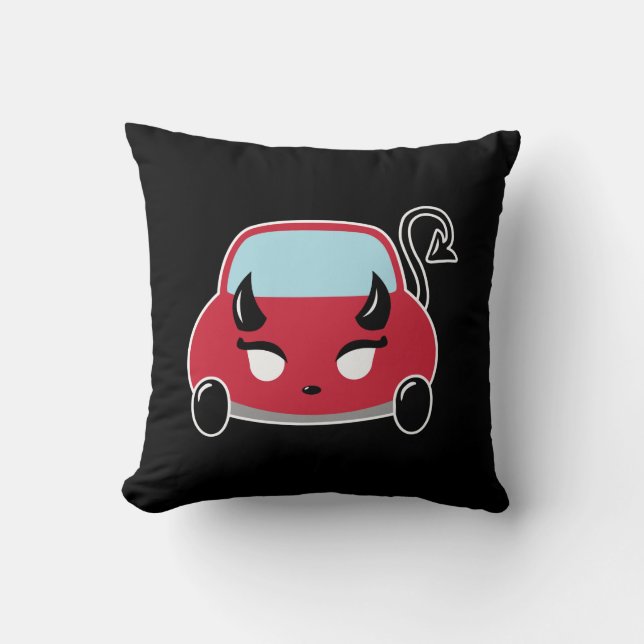 Coussin Kawaii Devil Car (Recto)