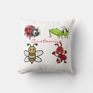 Coussin Kawaii Insectes Thunder_Cove