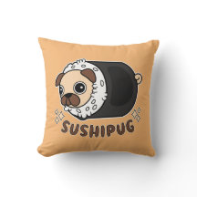 Kawaii Sushi Carlin Mashup Funny Chien Lover cadea
