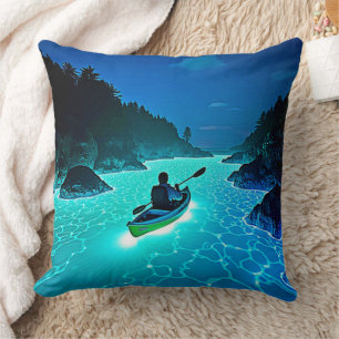 Coussin Kayak dans la conception de l'eau brillante