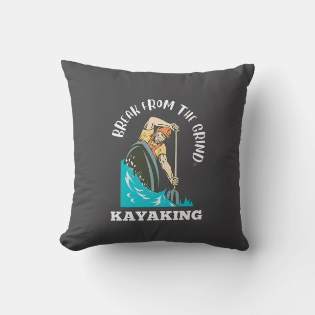 Coussin Kayaking BFTG (blanc) (Recto)