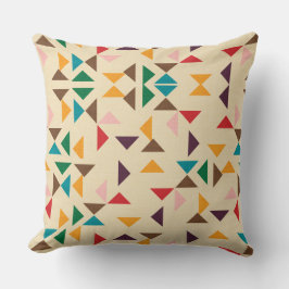 Coussin Kilim triangle pattern