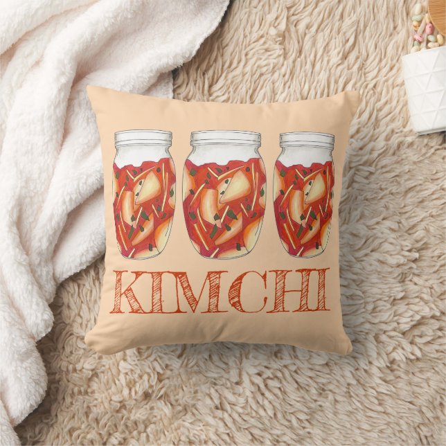 Coussin Kimchi Fermenté Chou Cuisine coréenne (Couverture)