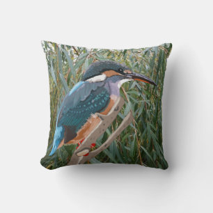 Coussin Kingfisher et Willow côté gauche