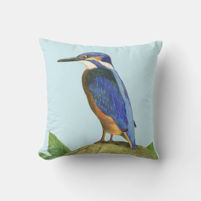 Coussin Kingfisher Thaillow (Recto)