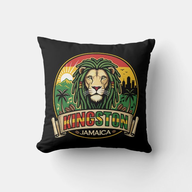 Coussin Kingston Jamaica Island Caribbean (Recto)
