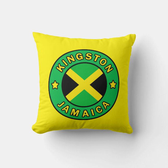 Coussin Kingston Jamaïque (Recto)