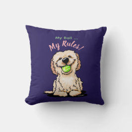 Coussin KiniArt Goldendoodle MON BALL