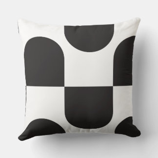 Coussin Kismet noir & blanc