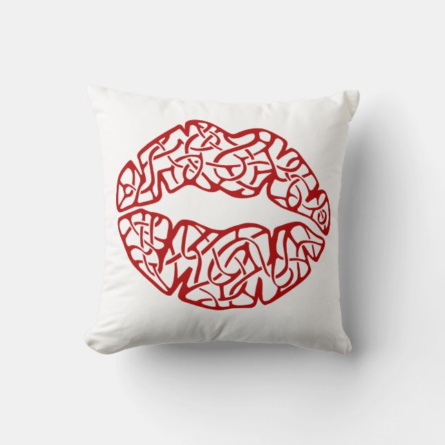 Coussin Kiss me (Recto)