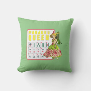 Coussin Kitschy Mahjong Queen