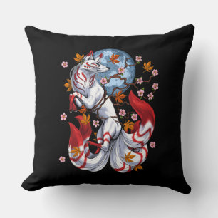 Coussin Kitsune renard japonais