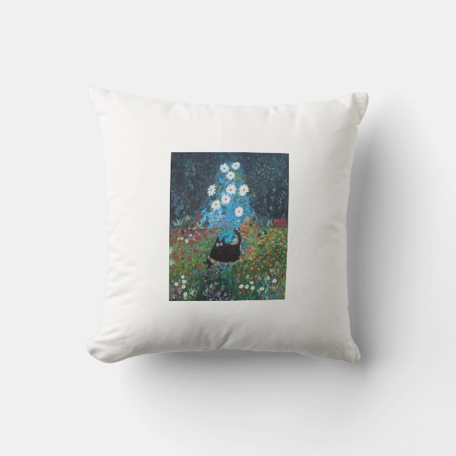 Coussin Kitty à Klimt (Recto)