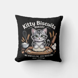 Coussin Kitty Biscuits On Knead Em Vous Avez Besoin D'Em C