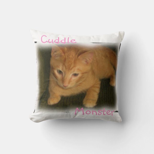 Coussin Kitty 'Cuddle Monster' (Recto)