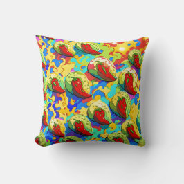Coussin Kiwi Inferno - Empire des ananas