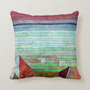 Coussin Klee - Vue sur le pays fertile