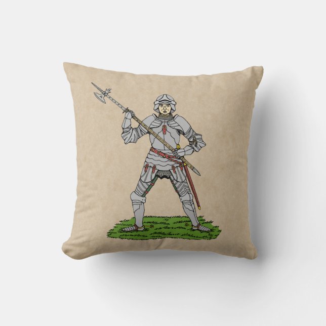 Coussin Knight anglais du XVe siècle (Recto)