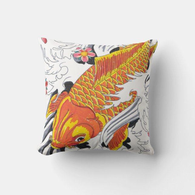 Coussin Koi fish (Recto)