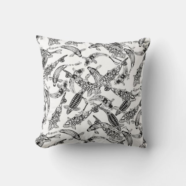 Coussin koi mono chanceux (Recto)