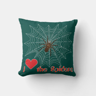 Coussin Kreuzspinne im Netz