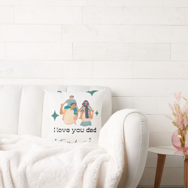 Coussin L’amour du père au quotidien (Canapé)