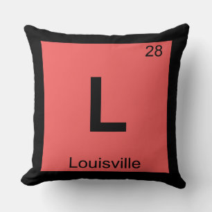 Coussin L - Louisville Kentucky Chimie Tableau Périodique