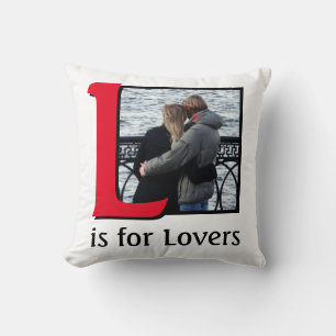 Coussin L pour les amoureux