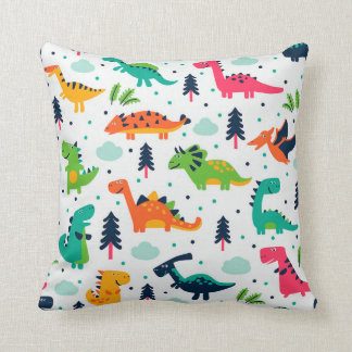Coussin La bande dessinée de Dino de dinosaures badine