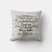 La Bible Verse Coeur est écrasé Gris Bois rustique