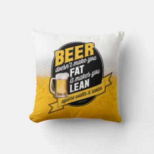 Coussin La Bière Vous Rend Maigre