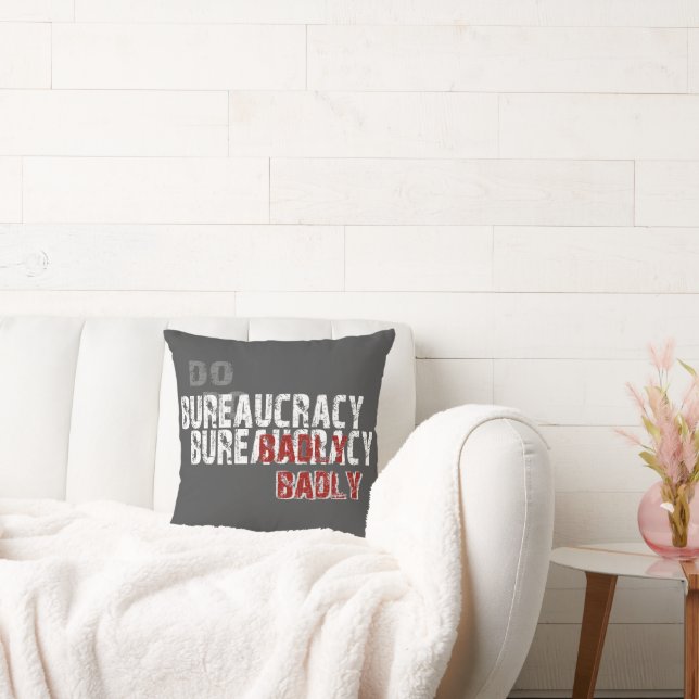 Coussin La bureaucratie n'est pas une bonne chose (Canapé)