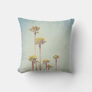 Coussin La Californie rêvant le rétro carreau de palmier